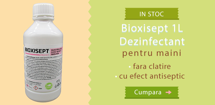 Bioxisept Dezinfectant pentru maini fara clatire cu efect antiseptic, 1L